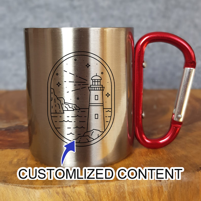 Coffee Equipment For Camping - Kubek kempingowy ze stali nierdzewnej z
