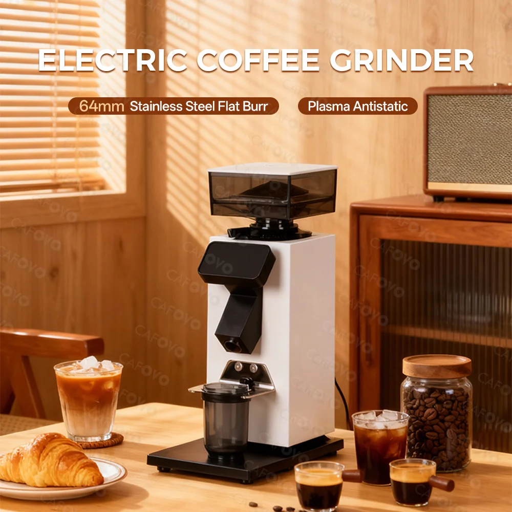 Coffee Grinder Burr Flat - CAFOVO G964F Młynek do kawy z